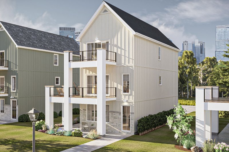 Home Plan - Exterior - Other Elevation for Farmhouse House Plan #455-409 - 3 bed, 2.5 bath