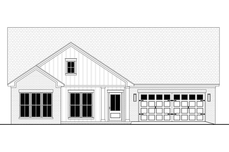 Dream House Plan - Exterior - Front Elevation 11 for Farmhouse House Plan #430-441 - 3 bed, 2 bath