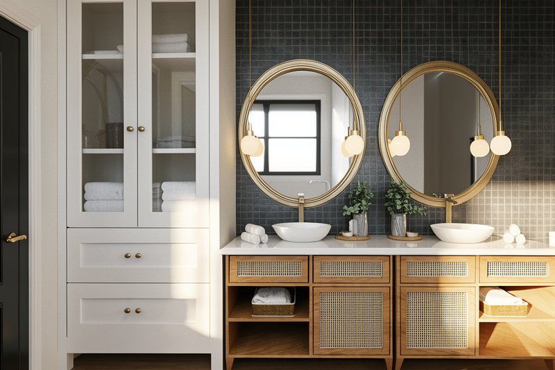 Architectural House Design - Interior - Master Bathroom for Barndominium House Plan #1064-507 - 4 bed, 7 bath