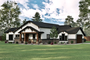 Craftsman Style House Plan - 3 Beds 3 Baths 1935 Sq/Ft Plan #1108-7 