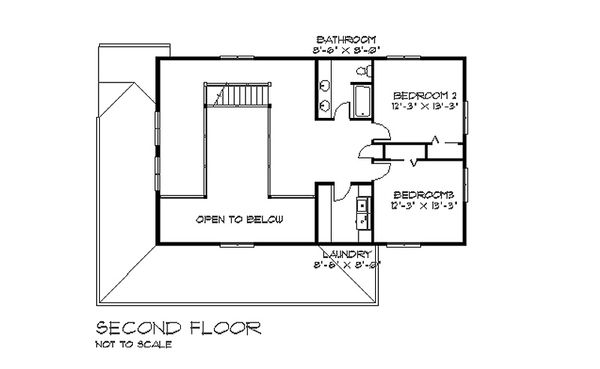 Bungalow Floor Plan - Main Floor Plan #528-2