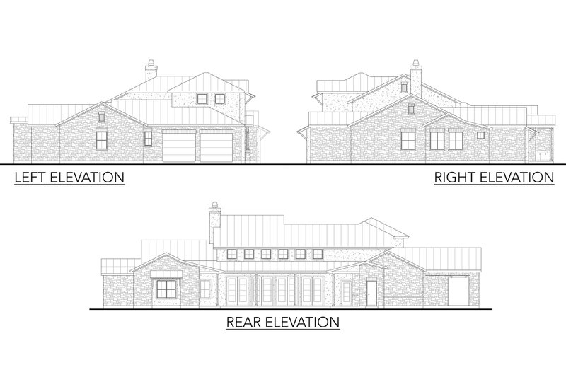 House Blueprint - Exterior - Other Elevation for Country House Plan #80-196 - 4 bed, 4 bath