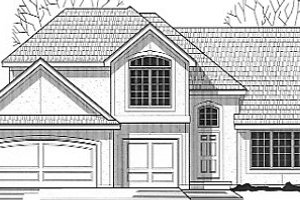 Traditional Exterior - Front Elevation Plan #67-705