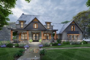 House Plan Design - Farmhouse Exterior - Front Elevation Plan #120-272