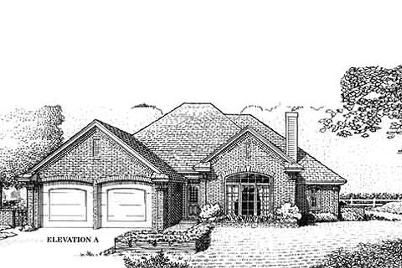 Dream House Plan - Traditional Exterior - Front Elevation Plan #310-766