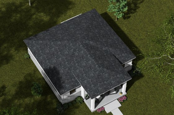 Exterior - Other Elevation 2 for Modern House Plan #513-2330 - 2 bed, 2 bath