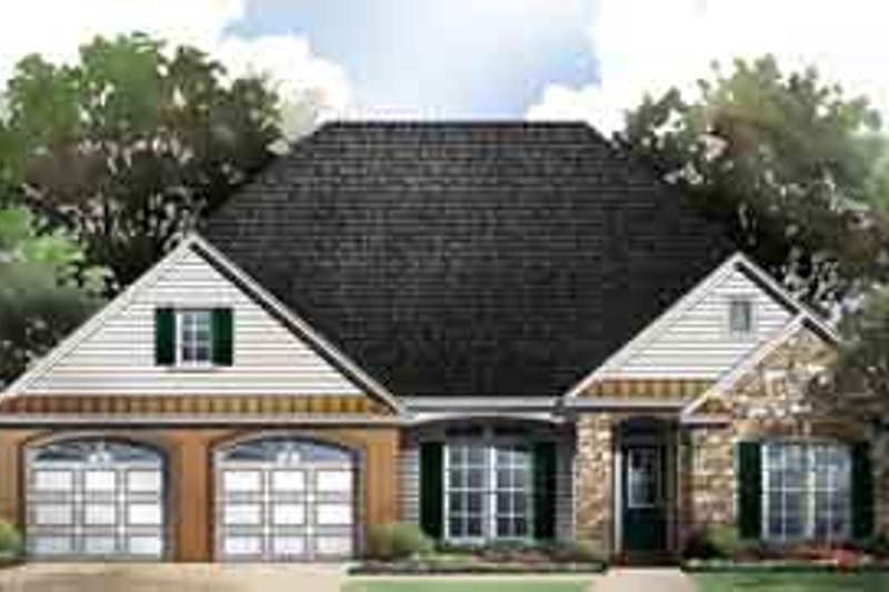 Architectural House Design - Traditional Exterior - Front Elevation Plan #21-179