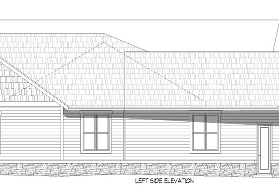 Exterior - Other Elevation 2 for Country House Plan #932-1275 - 3 bed, 2 bath