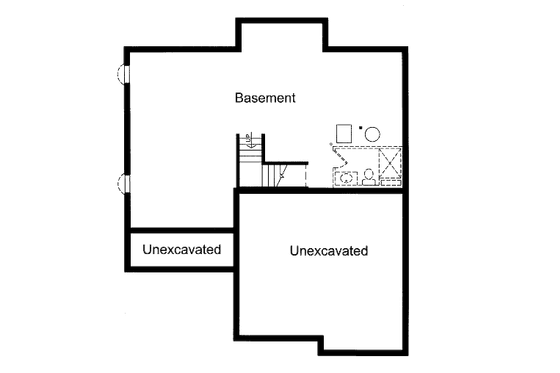 Floor Plan - Other Floor for Traditional House Plan #46-422 - 4 bed, 2.5 bath