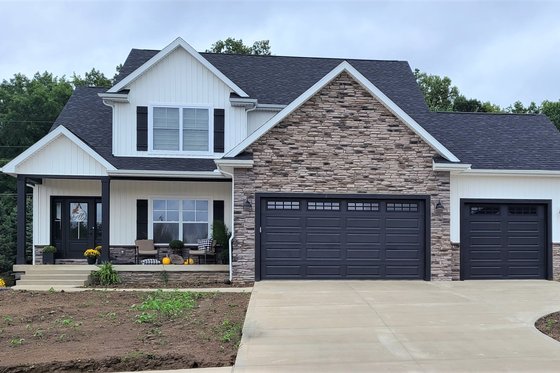 Exterior - Front Elevation 4 for Traditional House Plan #20-2394 - 4 bed, 3 bath