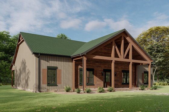 Exterior - Other Elevation 6 for Farmhouse House Plan #1092-67 - 3 bed, 2 bath