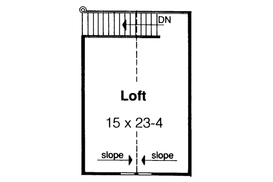 Floor Plan - Upper Floor for Traditional House Plan #312-555 - 3 bed, 2.5 bath