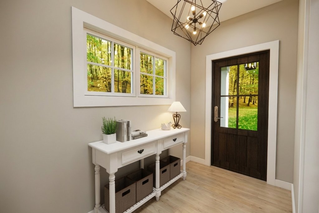 Interior - Entry for Craftsman House Plan #51-1515 - 3 bed, 2.5 bath