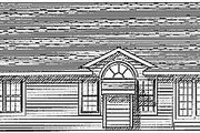 Traditional Style House Plan - 3 Beds 2 Baths 1370 Sq/Ft Plan #70-119 