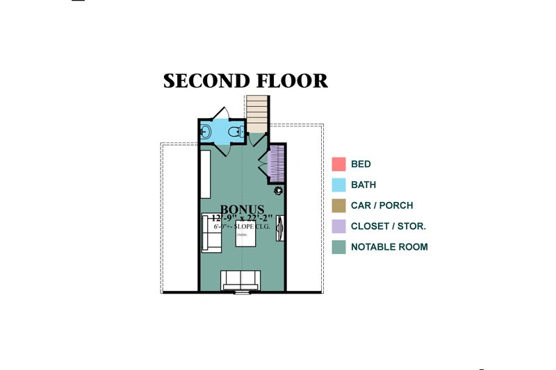 Dream House Plan - Floor Plan - Upper Floor for European House Plan #63-348 - 3 bed, 3.5 bath