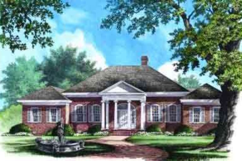 Home Plan - Classical Exterior - Front Elevation Plan #137-238