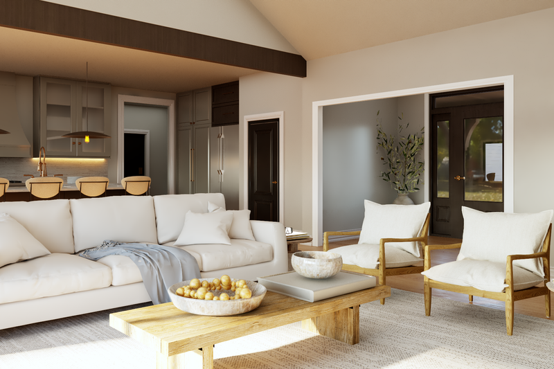 Home Plan - Interior - Family Room for Farmhouse House Plan #1064-123 - 2 bed, 2 bath