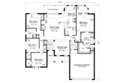 Traditional Style House Plan - 4 Beds 2 Baths 2079 Sq/Ft Plan #42-179 Floor 