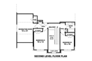 European Style House Plan - 4 Beds 3 Baths 2465 Sq/Ft Plan #81-1475 