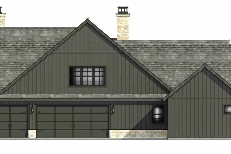 House Blueprint - Exterior - Other Elevation 1 for Cottage House Plan #1096-171 - 4 bed, 3 bath