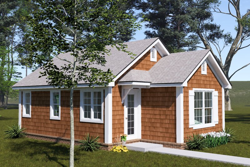 Dream House Plan - Exterior - Other Elevation for Cottage House Plan #513-2443 - 1 bed, 1 bath
