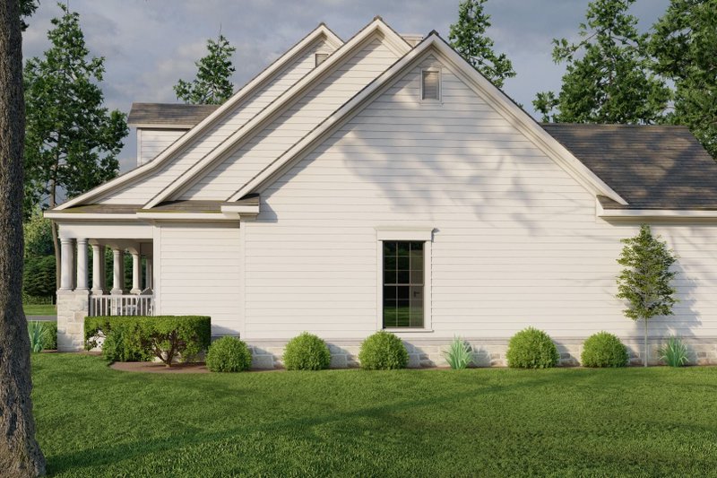 Architectural House Design - Exterior - Other Elevation 1 for Country House Plan #17-421 - 4 bed, 3 bath
