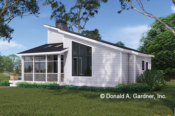 Exterior - Other Elevation for Modern House Plan #929-1198 - 1 bed, 1 bath