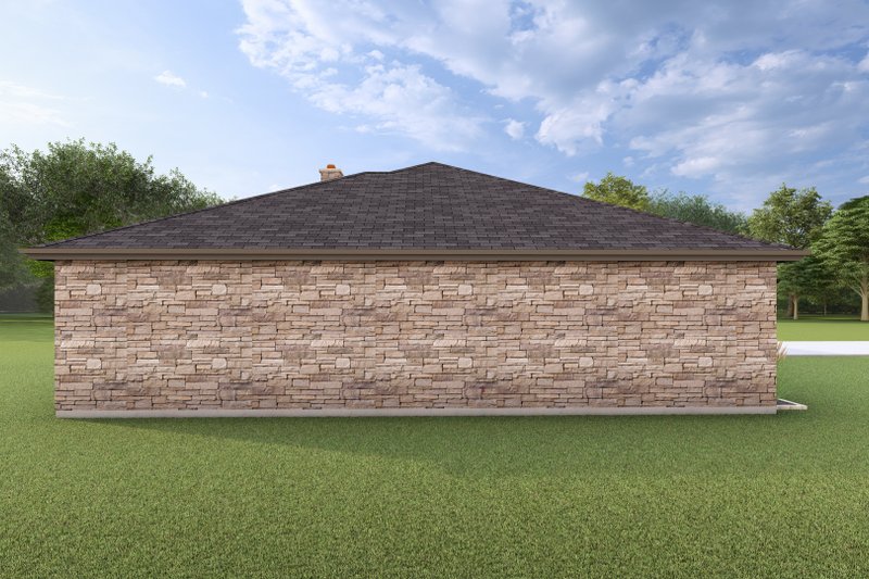 Dream House Plan - Exterior - Other Elevation for Traditional House Plan #1127-13 - 3 bed, 2 bath