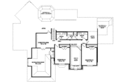 European Style House Plan - 4 Beds 3.5 Baths 3825 Sq/Ft Plan #81-603 