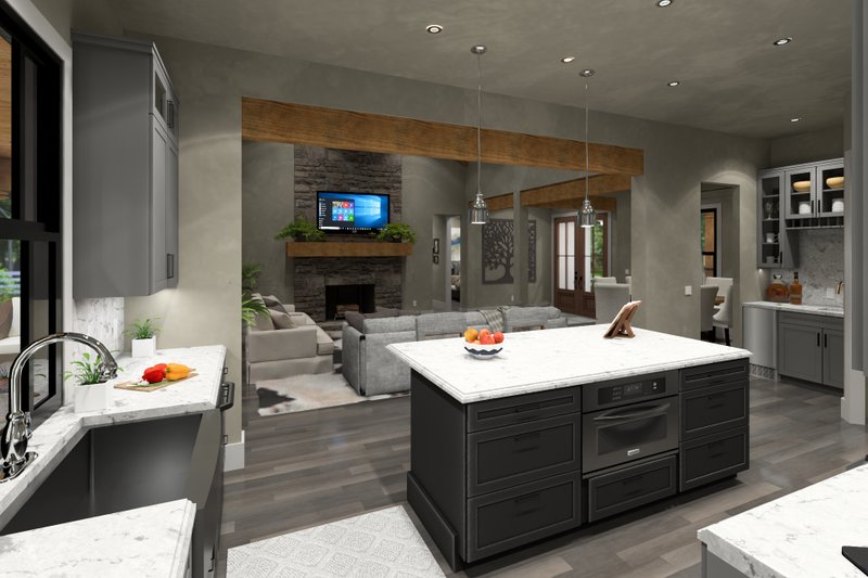 House Design - Interior - Kitchen 2 for Cottage House Plan #120-287 - 3 bed, 2.5 bath