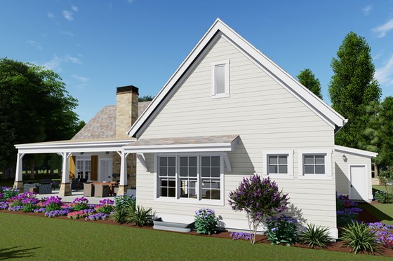 Exterior - Other Elevation 1 for Farmhouse House Plan #1069-19 - 3 bed, 4 bath
