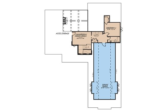 Floor Plan - Upper Floor for Craftsman House Plan #923-171 - 4 bed, 4.5 bath