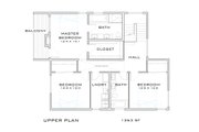 Contemporary Style House Plan - 3 Beds 2.5 Baths 2500 Sq/Ft Plan #909-9 