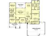 Ranch Style House Plan - 3 Beds 2.5 Baths 2230 Sq/Ft Plan #430-212 
