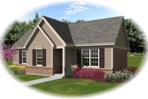 Traditional Exterior - Front Elevation Plan #81-13852
