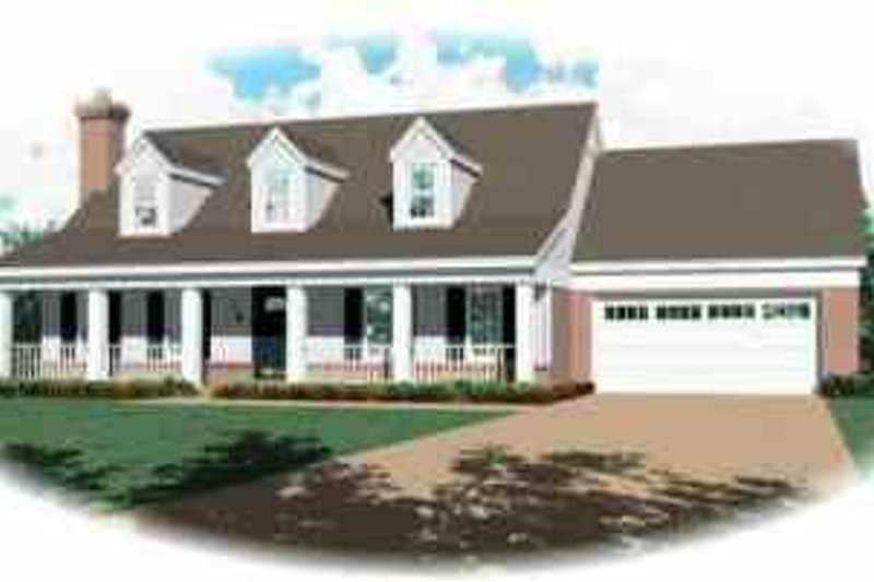 Country Style House Plan - 3 Beds 2.5 Baths 2018 Sq/Ft Plan #81-168