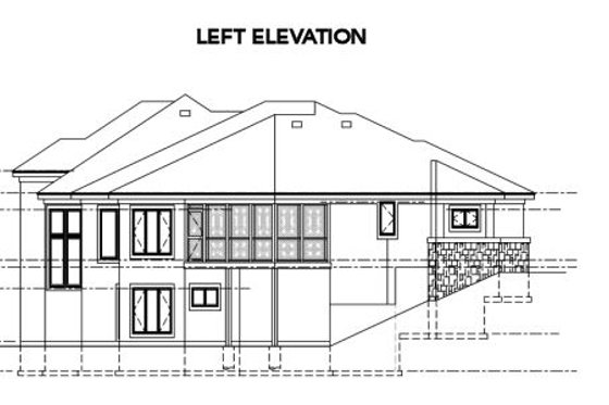 Exterior - Other Elevation for Ranch House Plan #67-849 - 4 bed, 3 bath