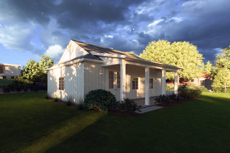 House Plan Design - Exterior - Other Elevation 1 for Farmhouse House Plan #1111-18, 0 bath
