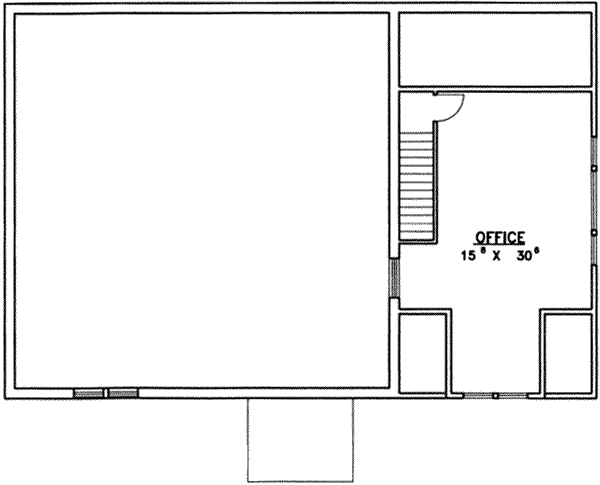 House Design - Traditional Floor Plan - Upper Floor Plan #117-423