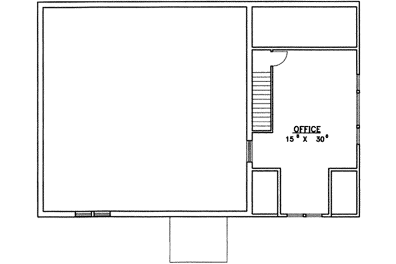 Dream House Plan - Floor Plan - Upper Floor for Traditional House Plan #117-423, 1 bath