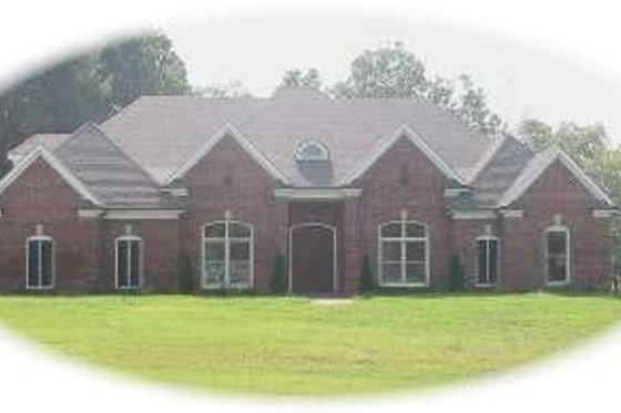 Exterior - Front Elevation for European House Plan #81-1611 - 3 bed, 3 bath