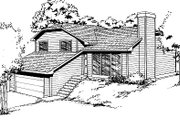 Traditional Style House Plan - 3 Beds 2.5 Baths 1112 Sq/Ft Plan #87-404 