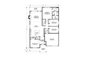 Prairie Style House Plan - 4 Beds 2 Baths 2210 Sq/Ft Plan #53-765 Floor 