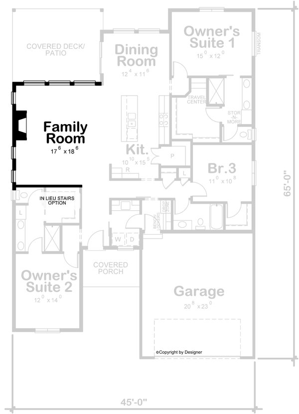 Farmhouse Floor Plan - Other Floor Plan #20-2497