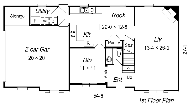 European Floor Plan - Main Floor Plan #329-226