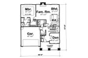 Craftsman Style House Plan - 3 Beds 2.5 Baths 1699 Sq/Ft Plan #20-2236 