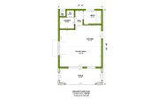 Adobe / Southwestern Style House Plan - 0 Beds 1 Baths 399 Sq/Ft Plan #1106-142 Floor 