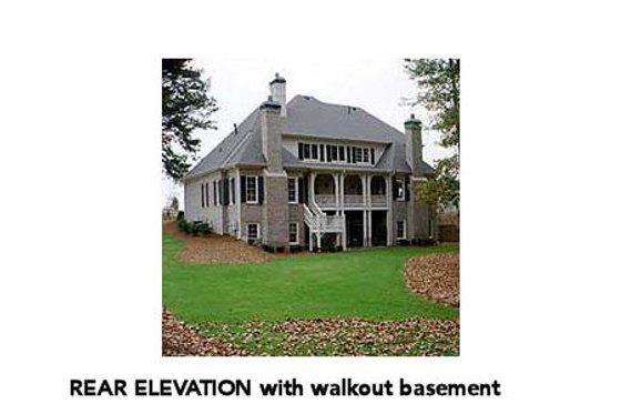 Exterior - Other Elevation 1 for European House Plan #429-39 - 4 bed, 4.5 bath