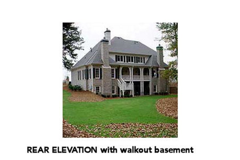 Home Plan - Exterior - Other Elevation 1 for European House Plan #429-39 - 4 bed, 4.5 bath