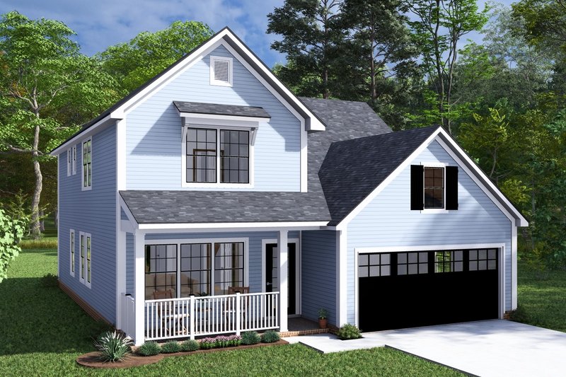 House Design - Exterior - Other Elevation 4 for Cottage House Plan #513-2281 - 4 bed, 3.5 bath
